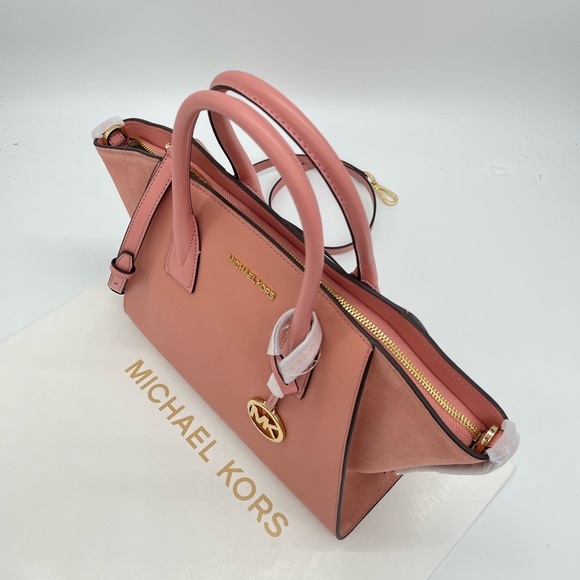 Michael Kors Large Avril Satchel Bag - Picture 6 of 11